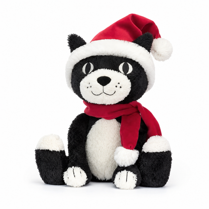 Christmas Lucky Cat Plush Toy – 33cm