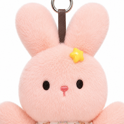 Pink Rabbit Plush Keychain – 18cm
