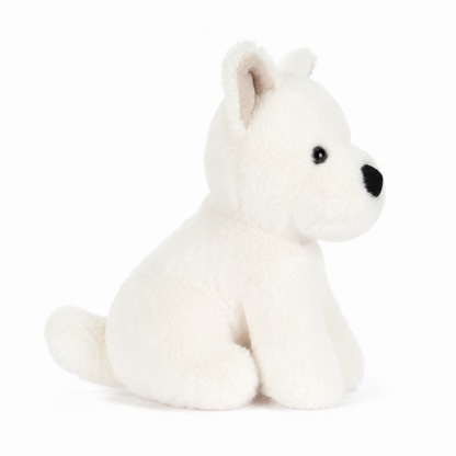 White Dog Plush Toy