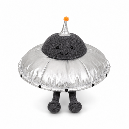 Alien Flying Saucer Plush Toy – 25cm