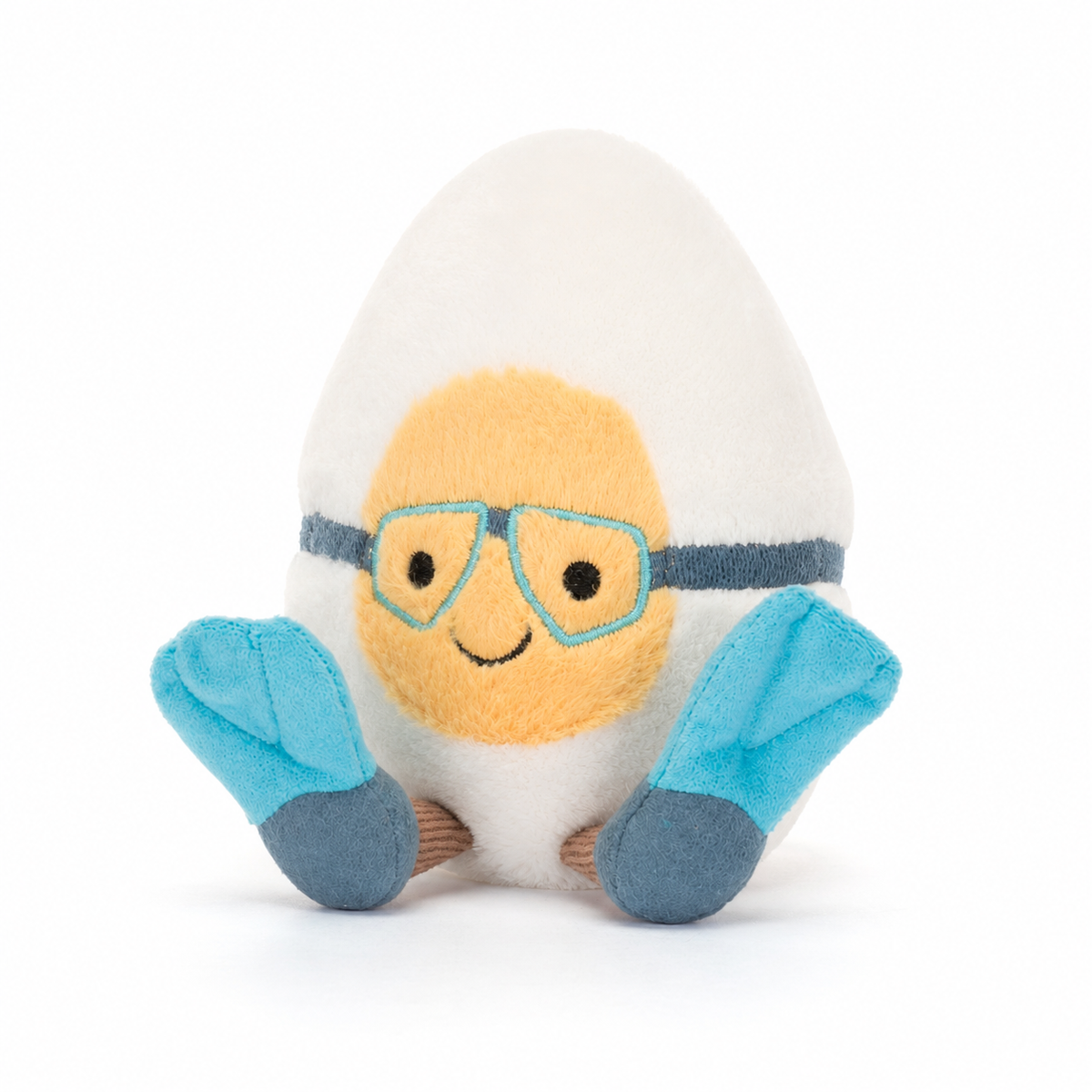 Diving Boiled Egg Plush Toy – 14cm