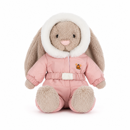 Ski Suit Rabbit Plush Toy – 28cm