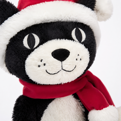 Christmas Lucky Cat Plush Toy – 33cm