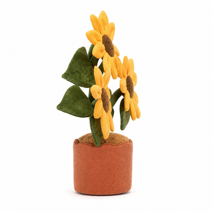 Sunflower Bouquet Plush Toy – 30cm