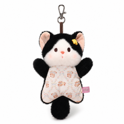 Black Cat Plush Keychain – 18cm