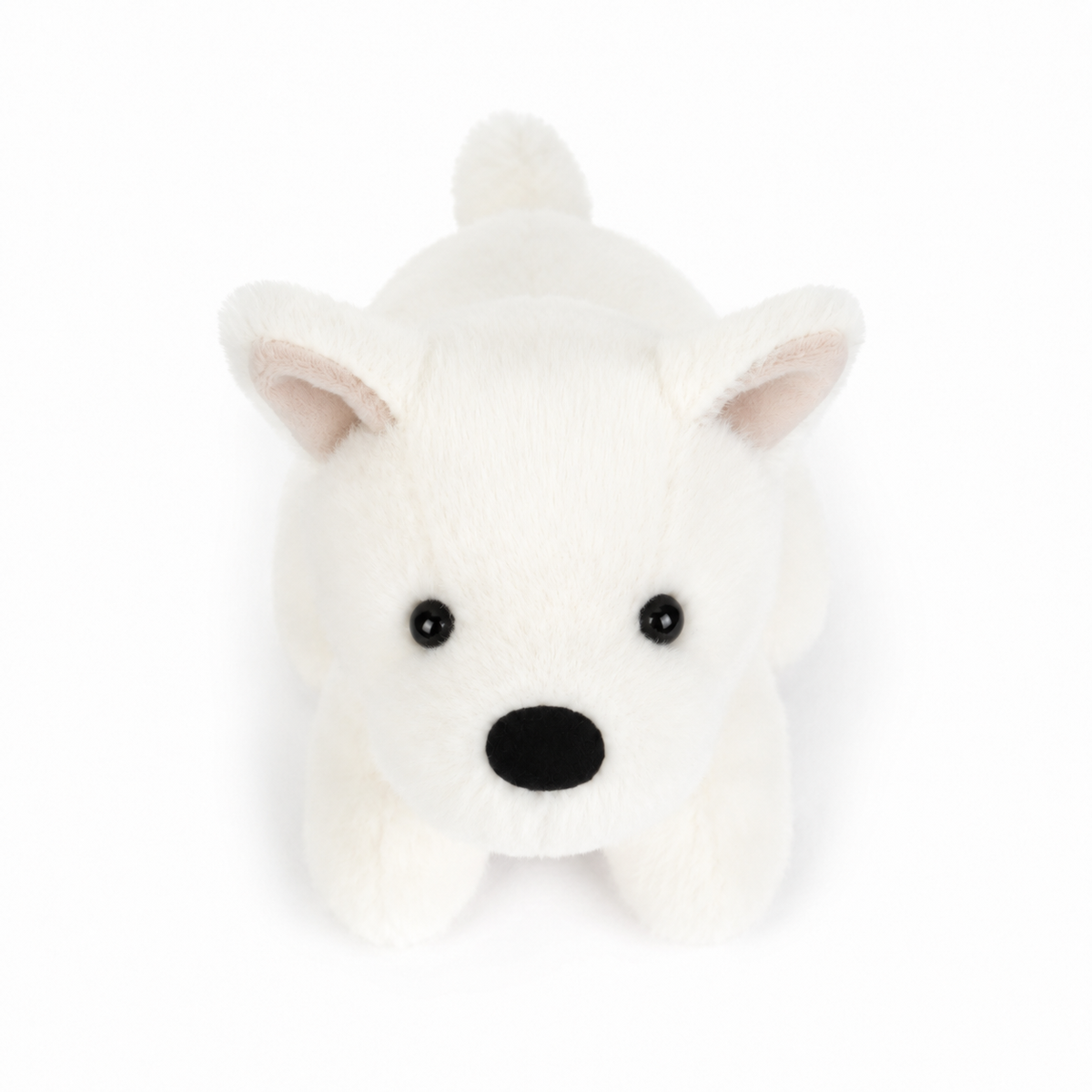 White Dog Plush Toy