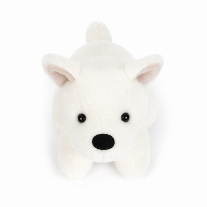 White Dog Plush Toy