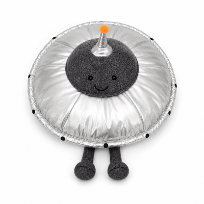 Alien Flying Saucer Plush Toy – 25cm