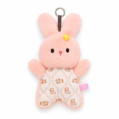 Pink Rabbit Plush Keychain – 18cm