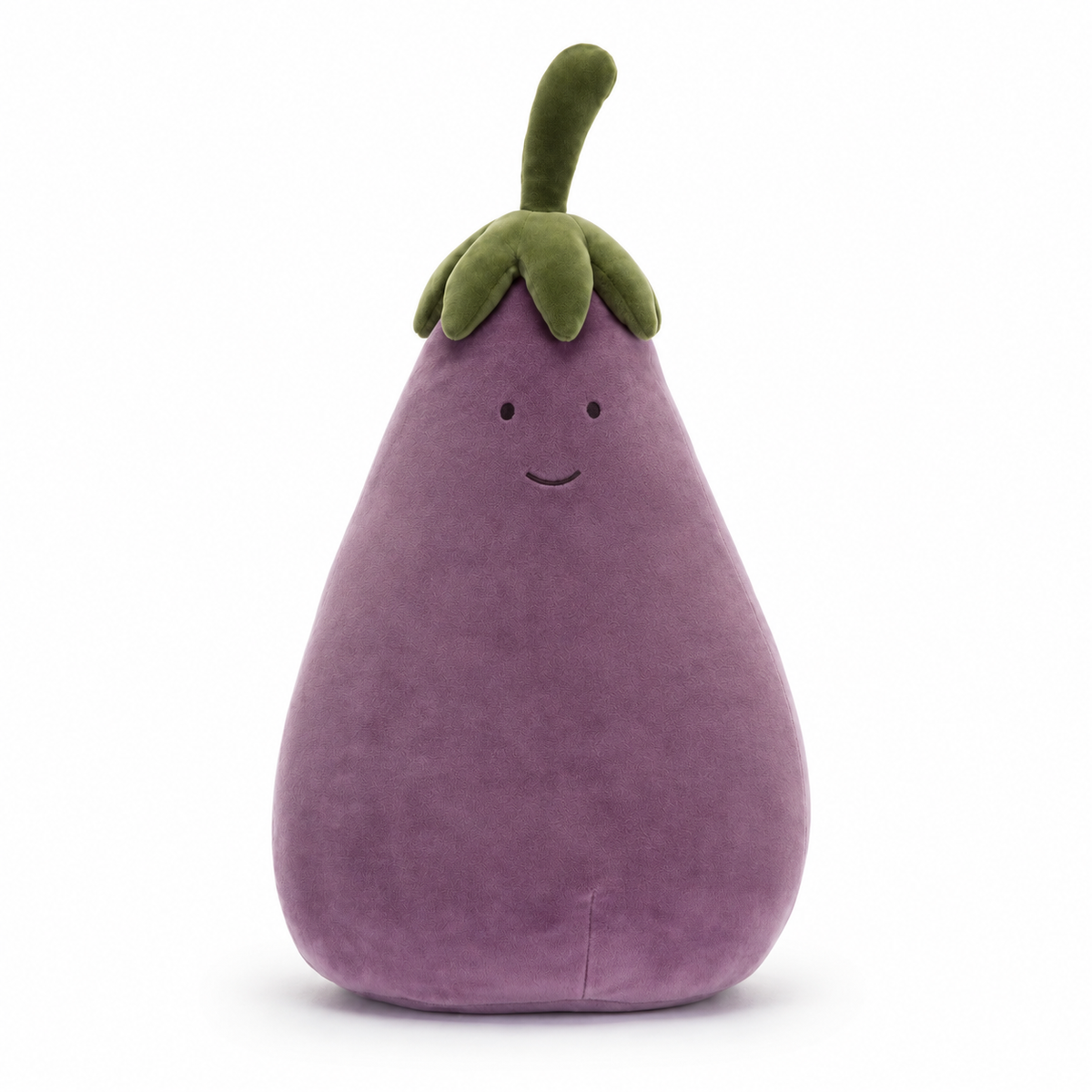 Lively Eggplant Plush Toy – 17cm & 40cm