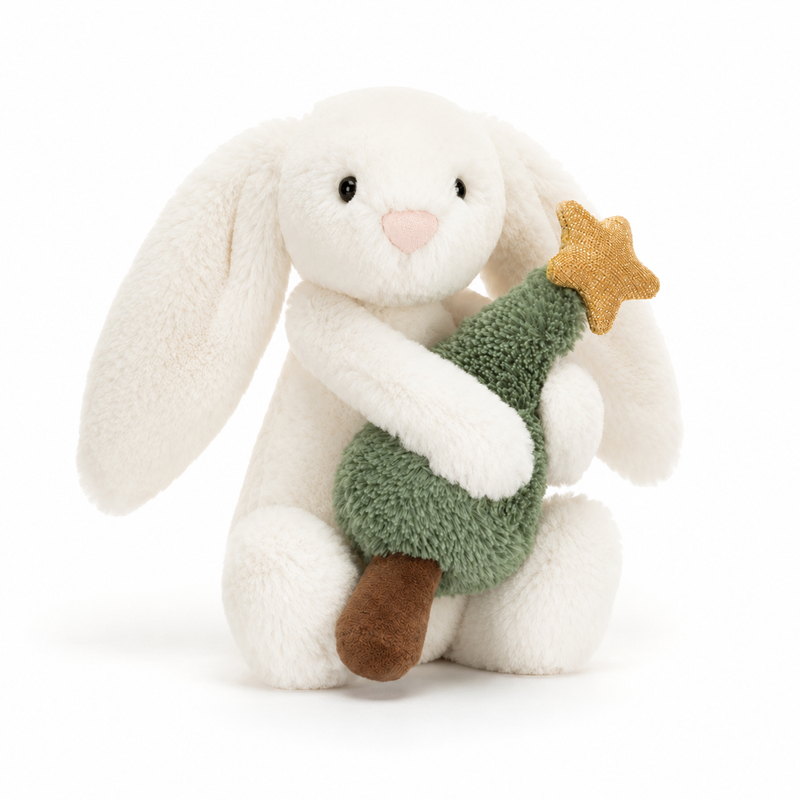 Christmas Tree Bunny Plush Toy – 18cm