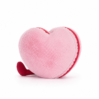 Love Macaron Pink Heart Plush Toy – 15cm