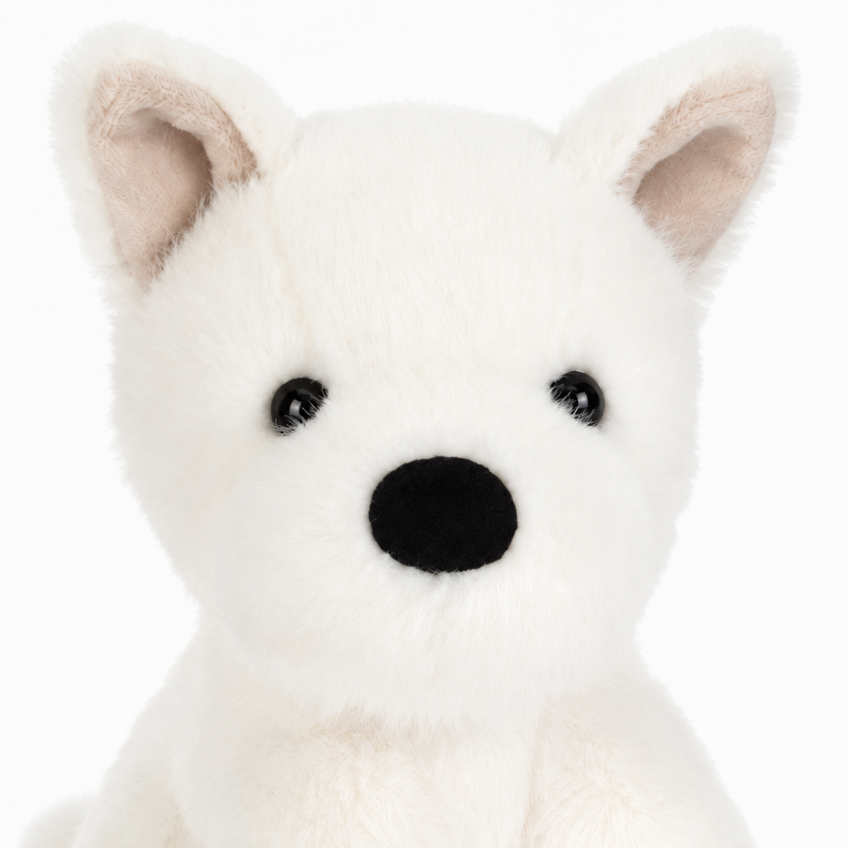 White Dog Plush Toy