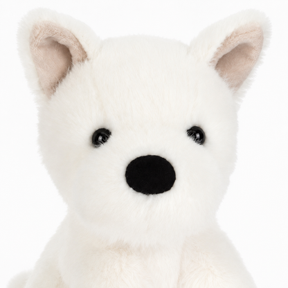 White Dog Plush Toy