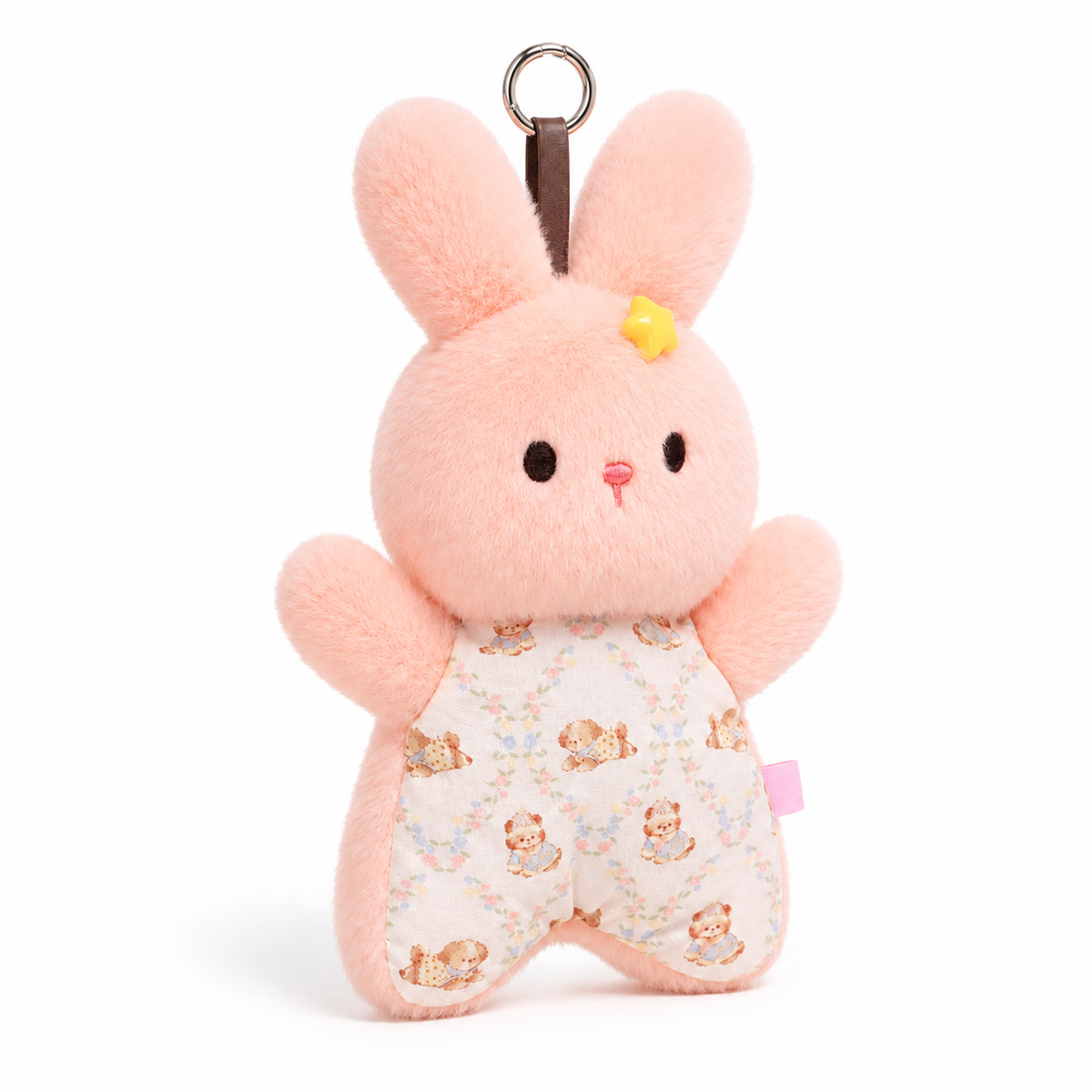 Pink Rabbit Plush Keychain – 18cm