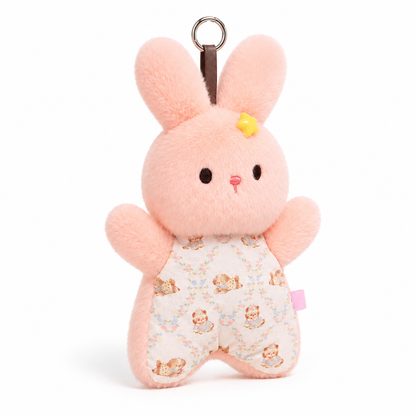 Pink Rabbit Plush Keychain – 18cm