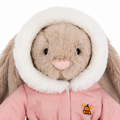 Ski Suit Rabbit Plush Toy – 28cm