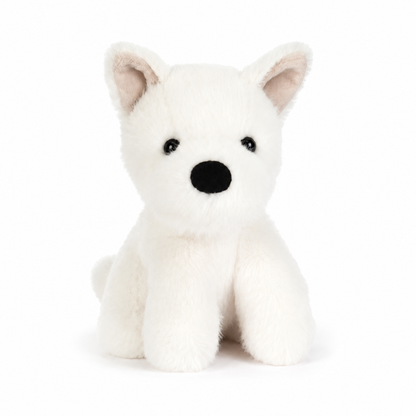 White Dog Plush Toy