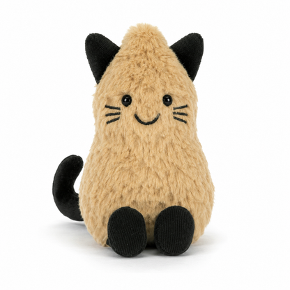 Cat Peanut Plush Toy – 12cm