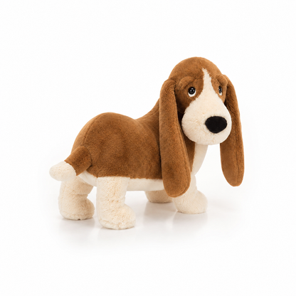 Basset Hound Plush Toy – 30cm