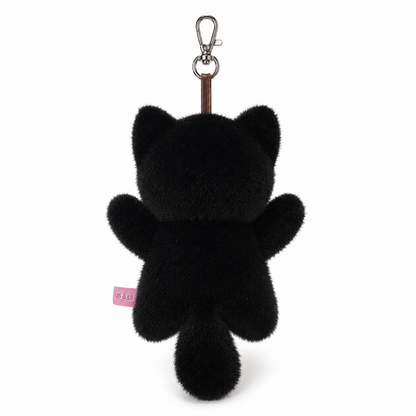 Black Cat Plush Keychain – 18cm