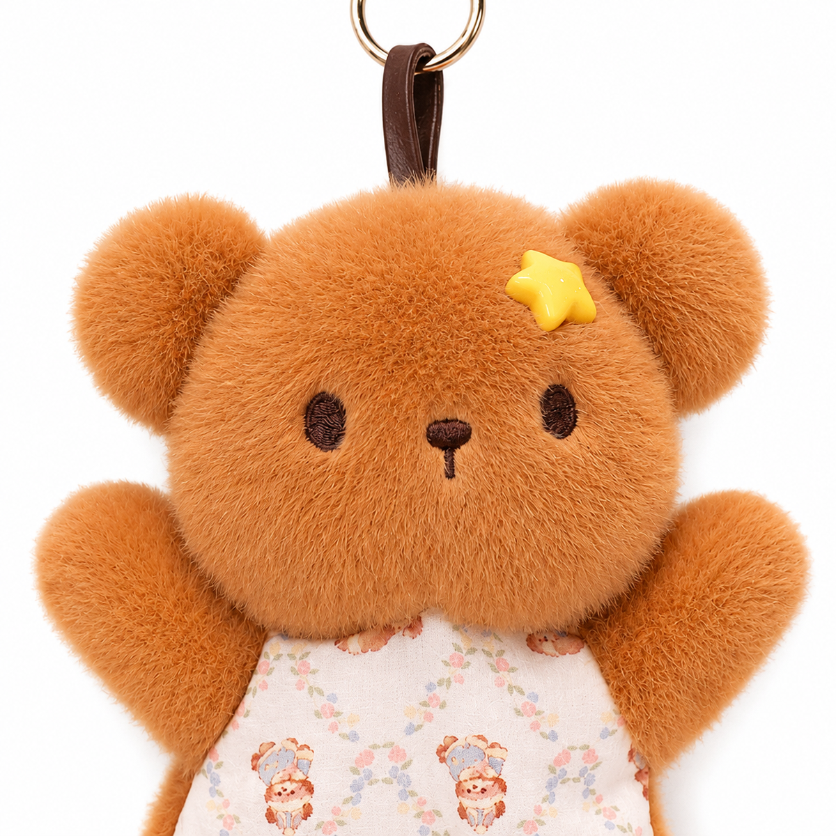 Brown Bear Plush Keychain – 18cm