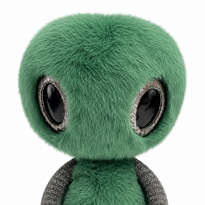 Green Alien Plush Toy
