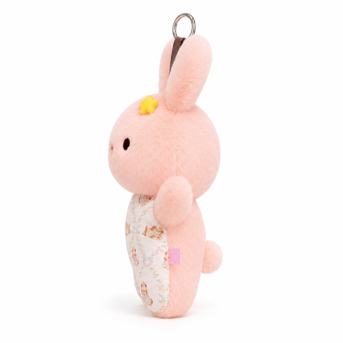 Pink Rabbit Plush Keychain – 18cm