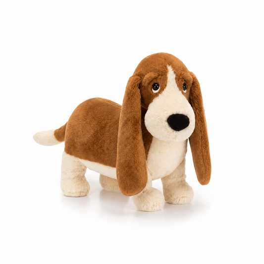 Basset Hound Plush Toy – 30cm