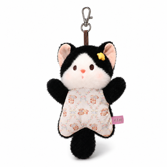 Black Cat Plush Keychain – 18cm