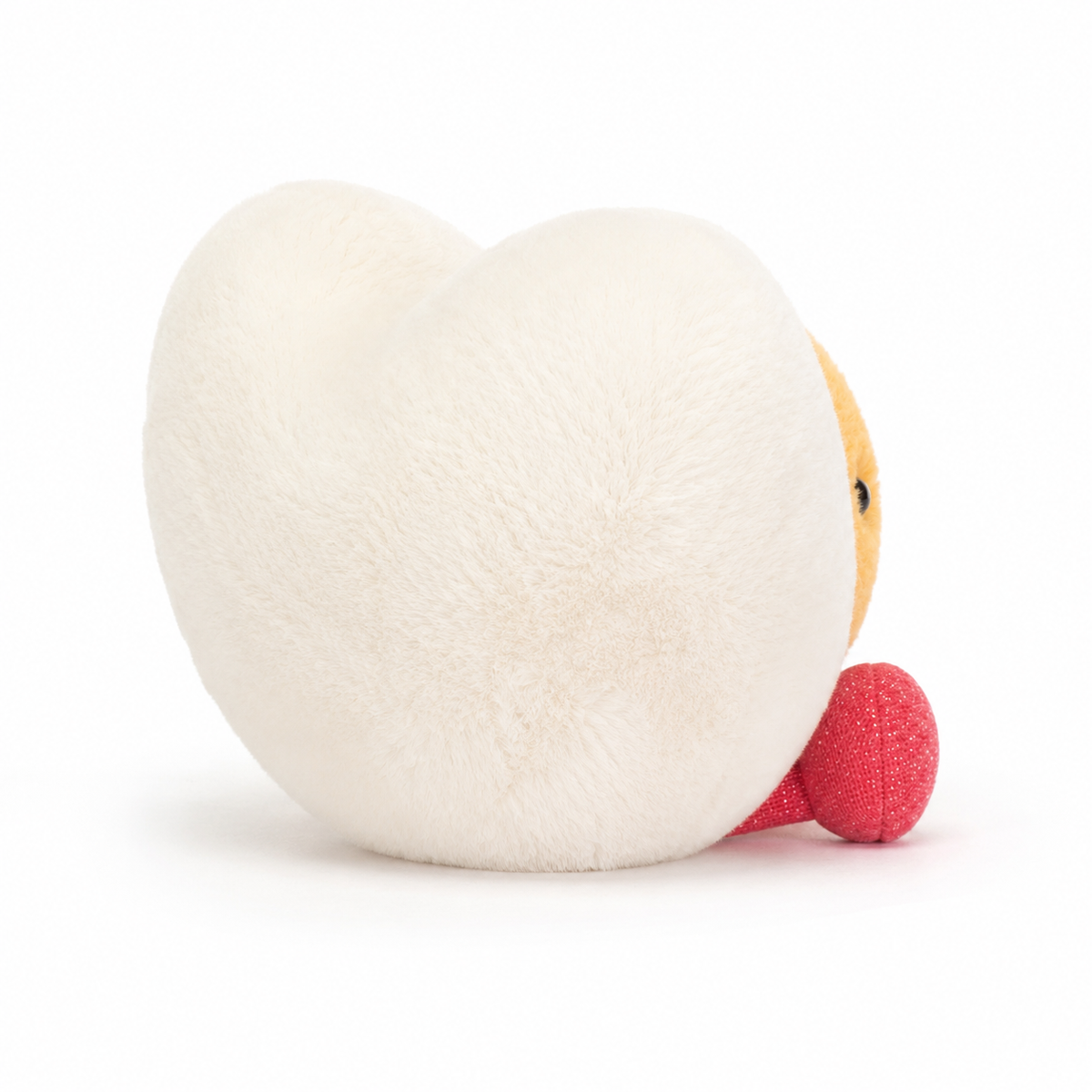 Love Boiled Egg Heart Plush Toy – 15cm