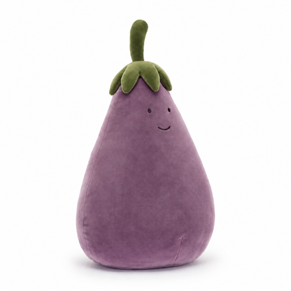 Lively Eggplant Plush Toy – 17cm & 40cm