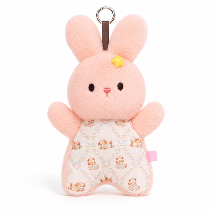 Pink Rabbit Plush Keychain – 18cm
