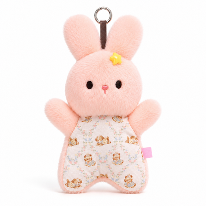 Pink Rabbit Plush Keychain – 18cm
